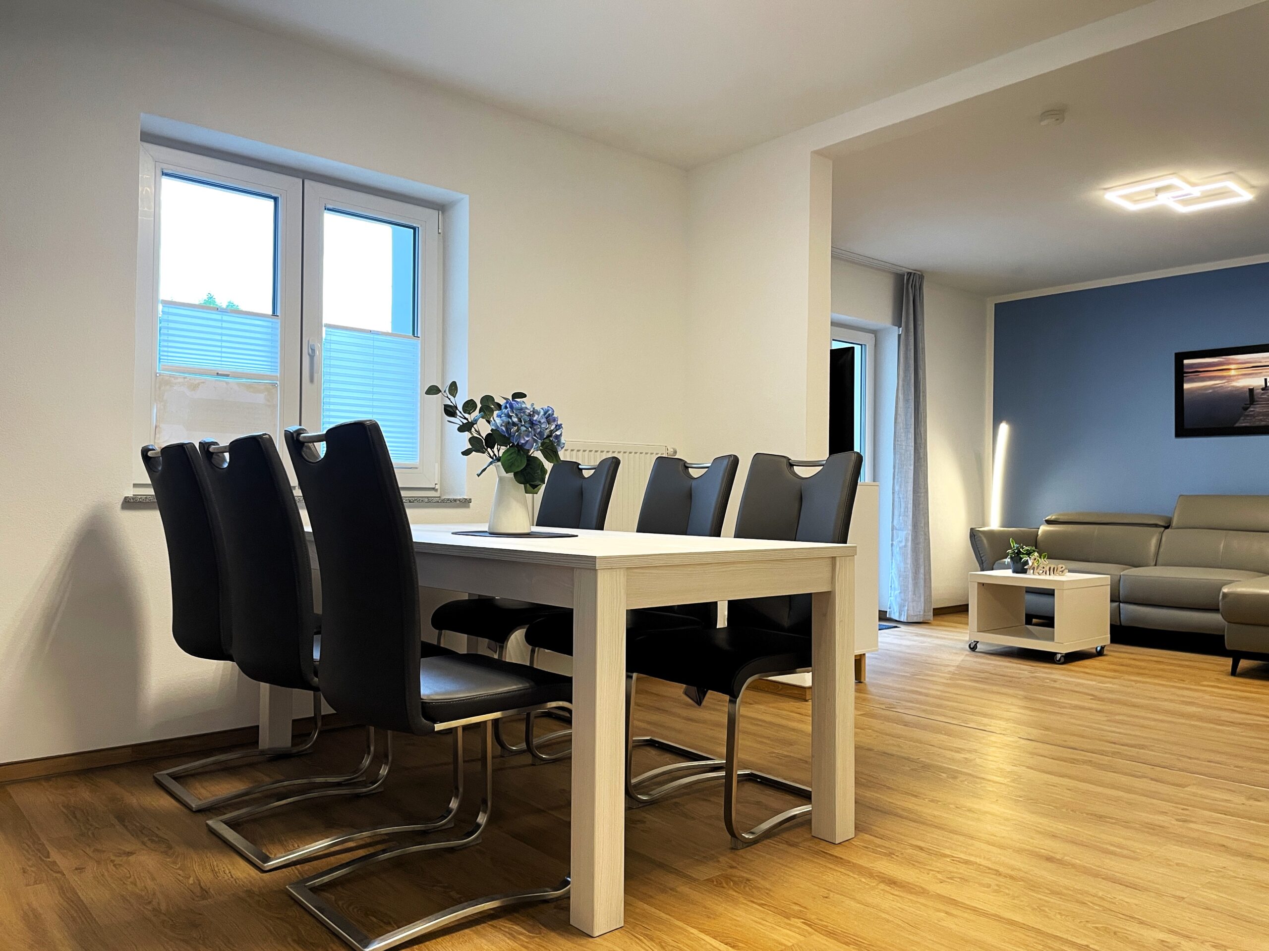 Blaues Seenlandhaus - Ferienwohnung Erdgeschoss